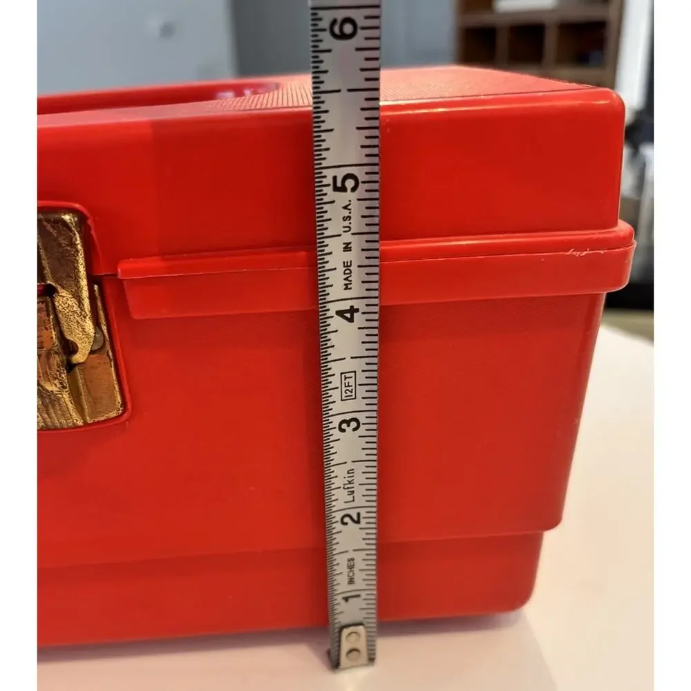 Vintage Wilson Wil-Hold Sewing Red Box Medium Size Plastic